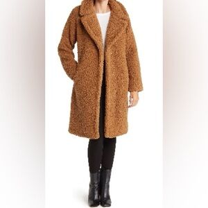 NEW Lucky Brand Women's Teddy bear Coat Small